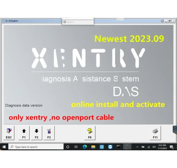 Phần mềm DAS 2023.09 Xentry mới nhất, DT.S, Vediamo, WI.S, EPC, Starfinder trên SSD 360GB với Tactrix Openport 2.0 sẵn sàng sử dụng.